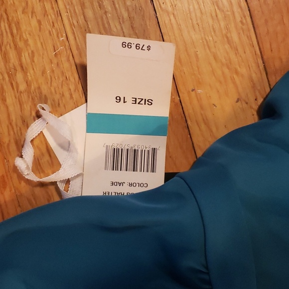 Nwt SL Fashions vintage halter dress size 16 - Picture 4 of 6